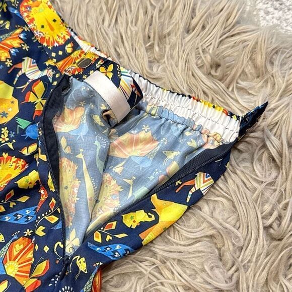 Vintage 60s or 70s silky animal print bellbottom pants - Picture 3 of 6